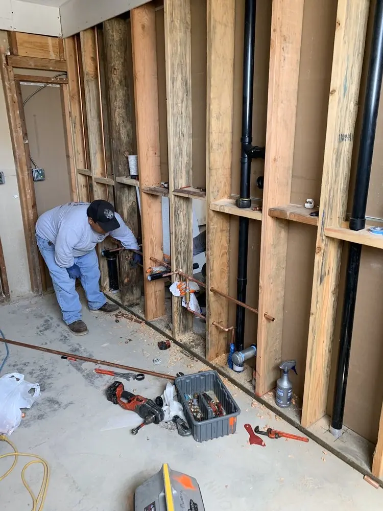 Commercial rough-in plumbing for Gas Line Repair in Downtown Edmonds